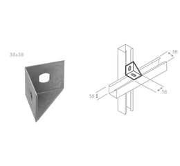 Cantoneira Reforçada 2 Furos